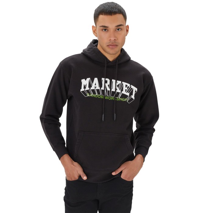 толстовка super market pullover hoodie MR397000502BLA фотография