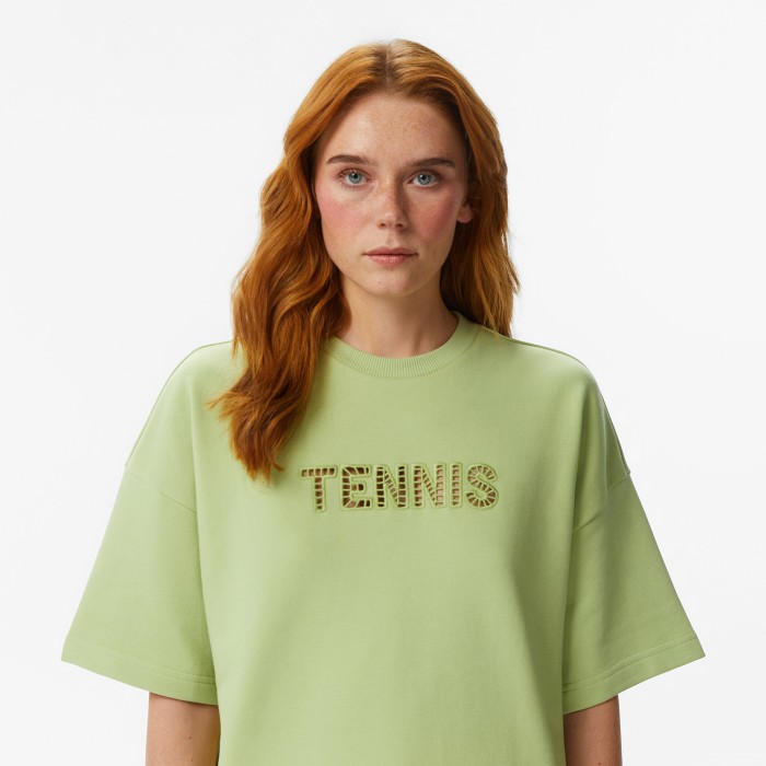 толстовка sweatshirt от бренда lacoste вид слева