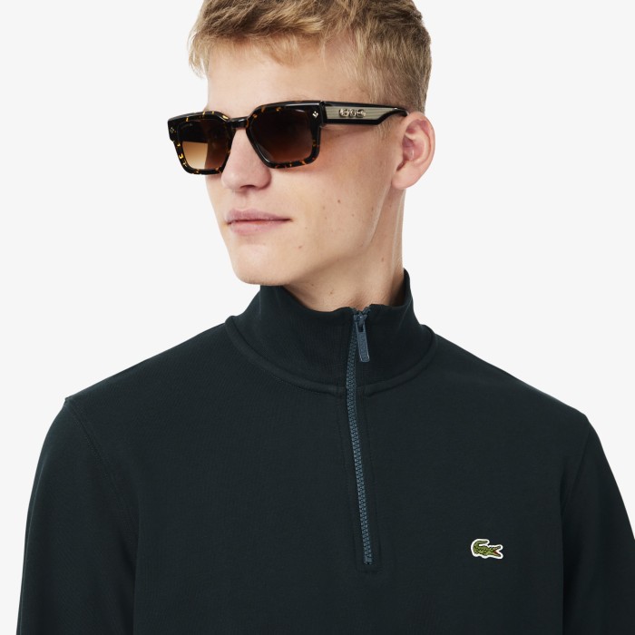 толстовка sweatshirt от бренда lacoste вид слева