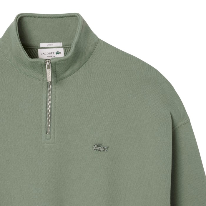 толстовка sweatshirt от бренда lacoste вид слева