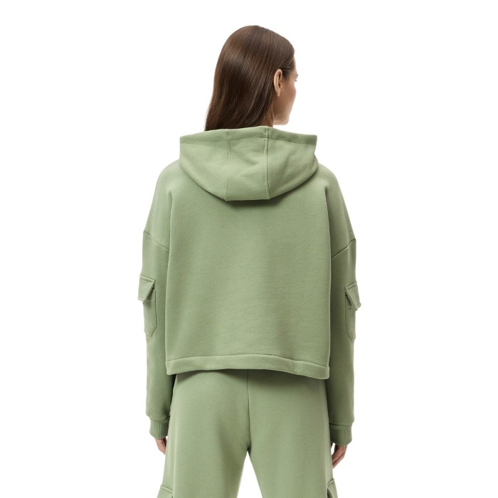 толстовка sweatshirt от бренда lacoste вид слева