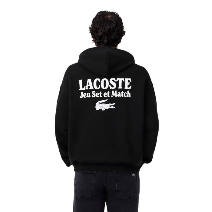 толстовка sweatshirt от бренда lacoste вид слева