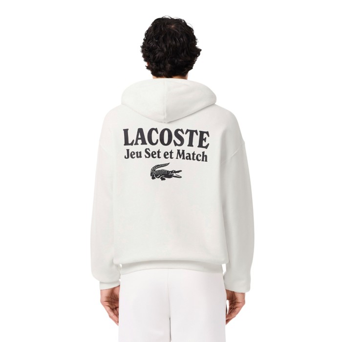 толстовка sweatshirt от бренда lacoste вид слева