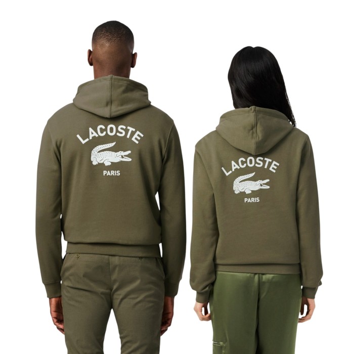 толстовка sweatshirt от бренда lacoste вид слева