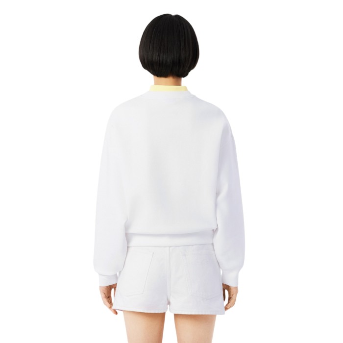 толстовка sweatshirt от бренда lacoste вид слева