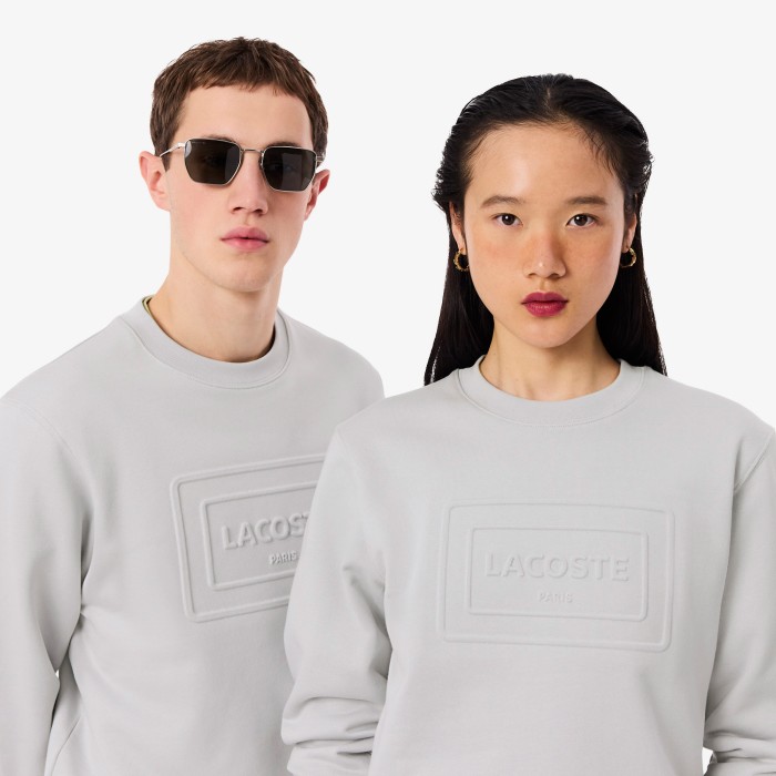 толстовка sweatshirt от бренда lacoste вид слева