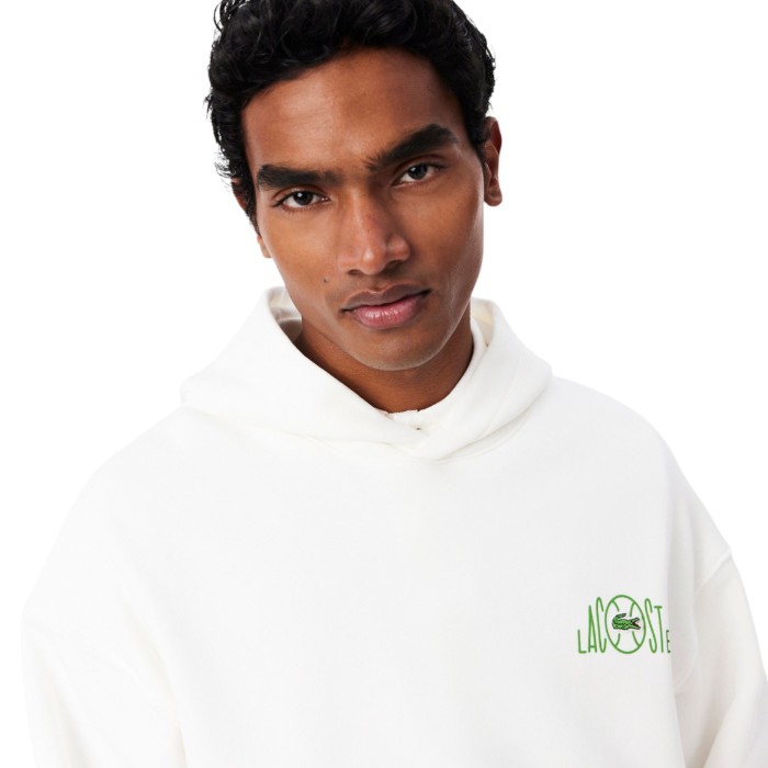толстовка sweatshirt от бренда lacoste вид слева