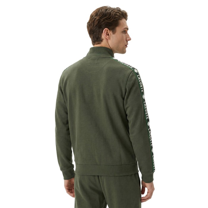 толстовка sweatshirt от бренда lacoste вид слева