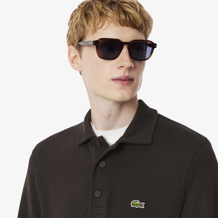 толстовка sweatshirt от бренда lacoste вид слева