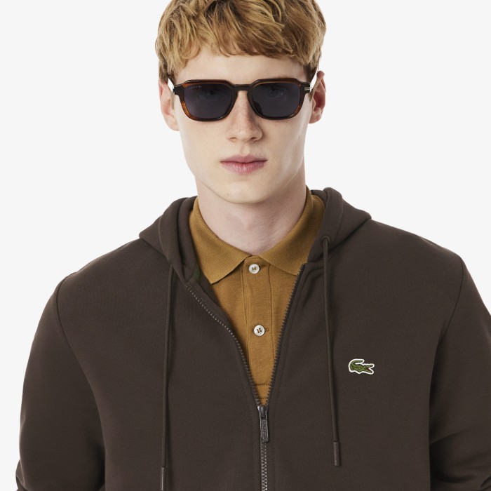толстовка sweatshirt от бренда lacoste вид слева