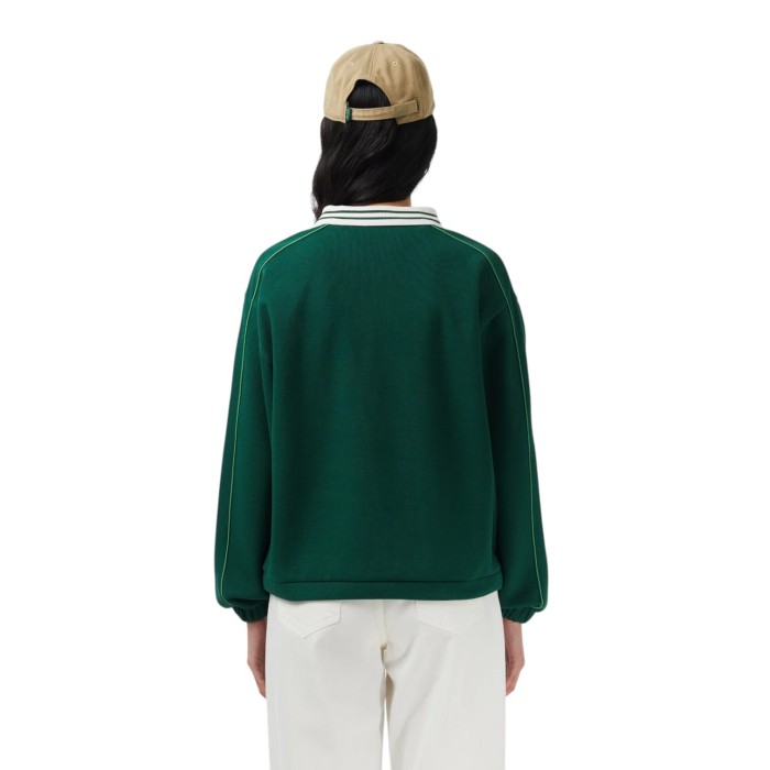 толстовка sweatshirt от бренда lacoste вид слева