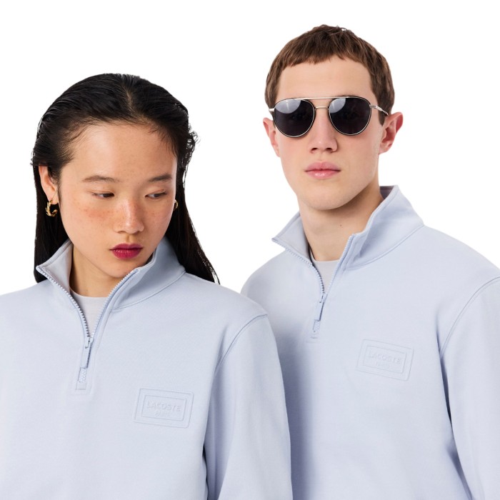 толстовка sweatshirt от бренда lacoste вид слева