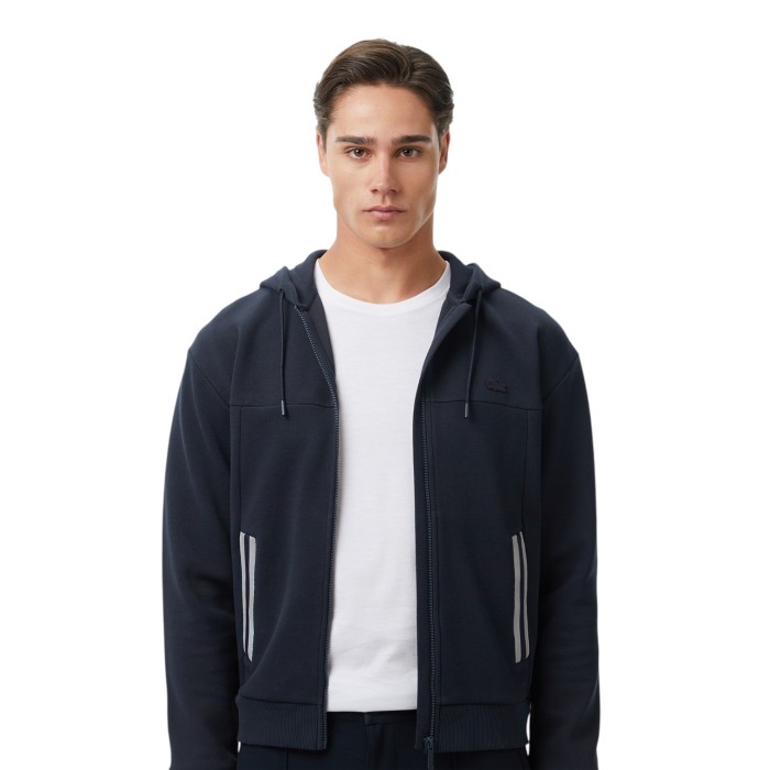 толстовка sweatshirt от бренда lacoste вид слева