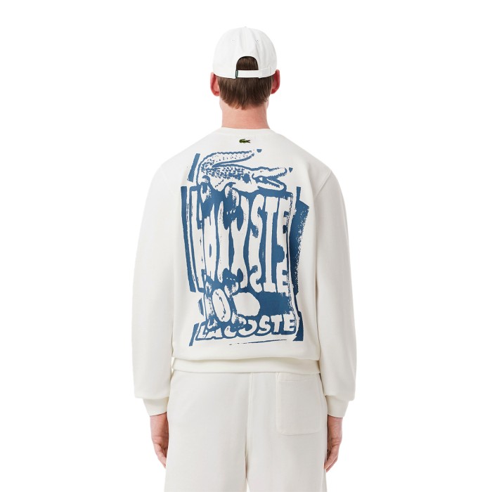 толстовка sweatshirt от бренда lacoste вид слева