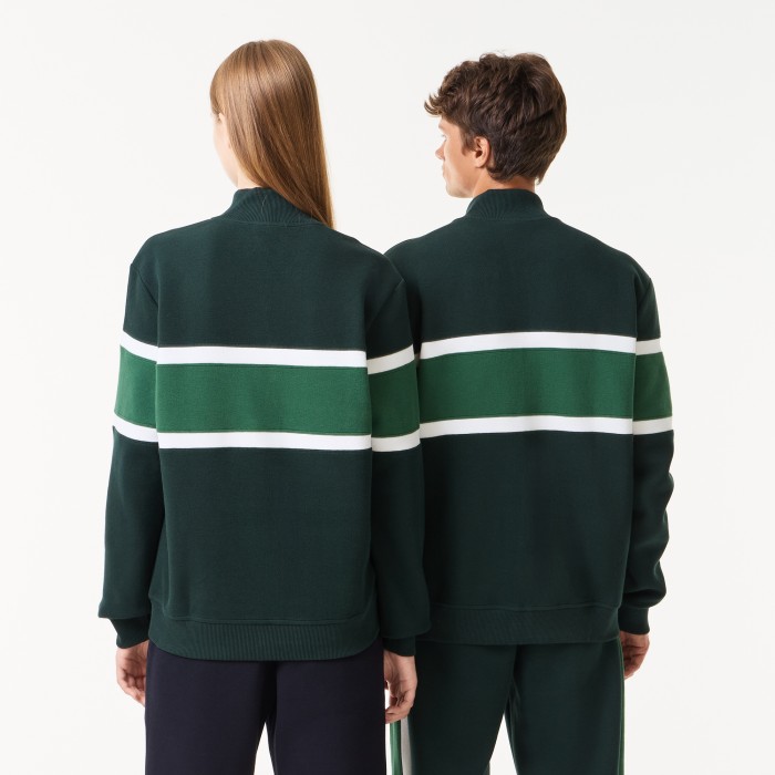 толстовка sweatshirt от бренда lacoste вид слева