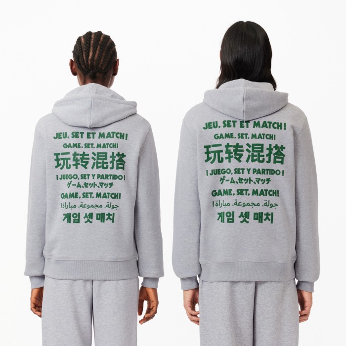 толстовка sweatshirt от бренда lacoste вид слева