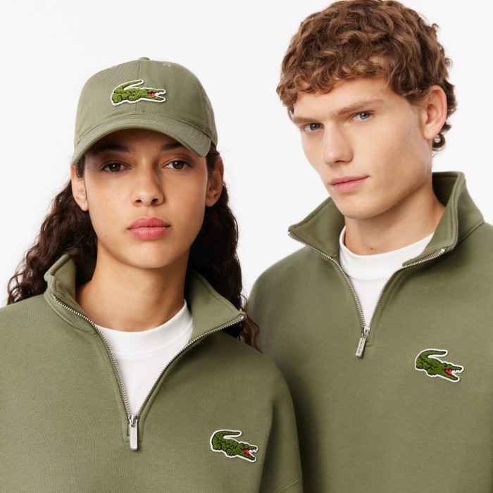толстовка sweatshirt от бренда lacoste вид слева