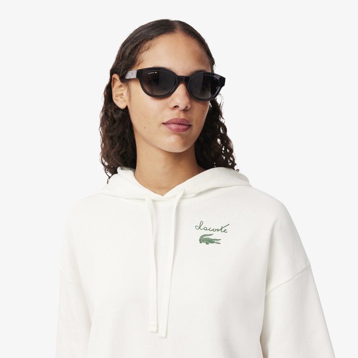 толстовка sweatshirt от бренда lacoste вид слева