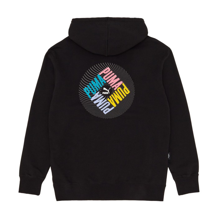 толстовка swxp graphic hoodie tr от бренда puma вид слева
