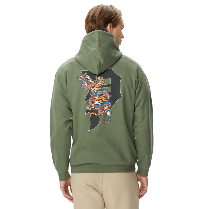 толстовка tangle hood от бренда primitive вид слева