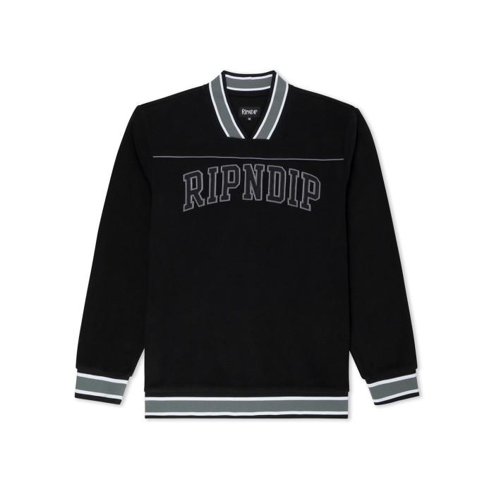 толстовка team spirit polar fleece crewneck от бренда ripndip вид слева
