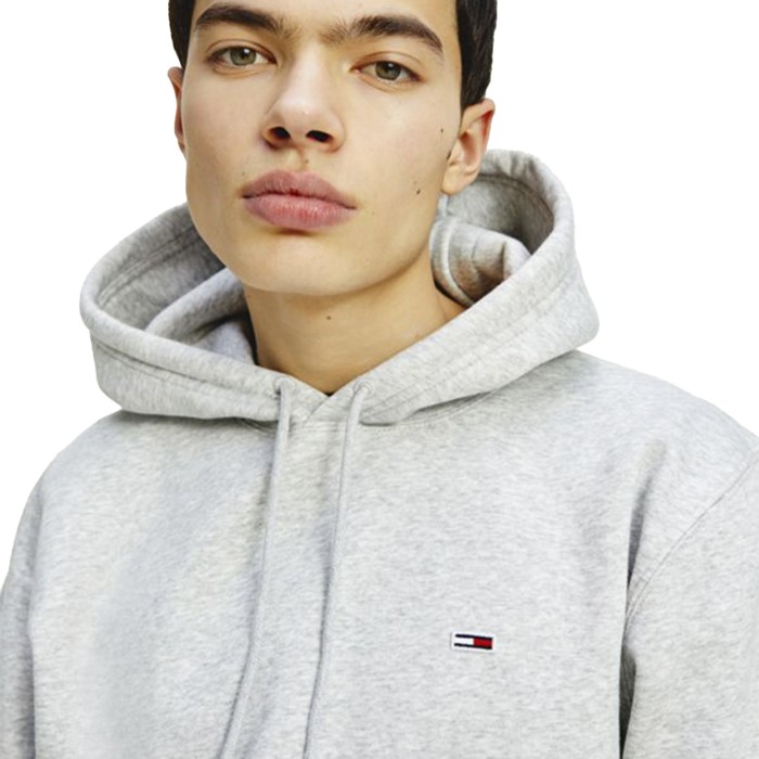 толстовка tjm regular fleece h от бренда tommy jeans вид слева