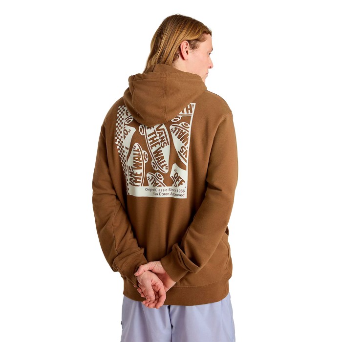 толстовка vd box pullover hoodie от бренда vans вид слева