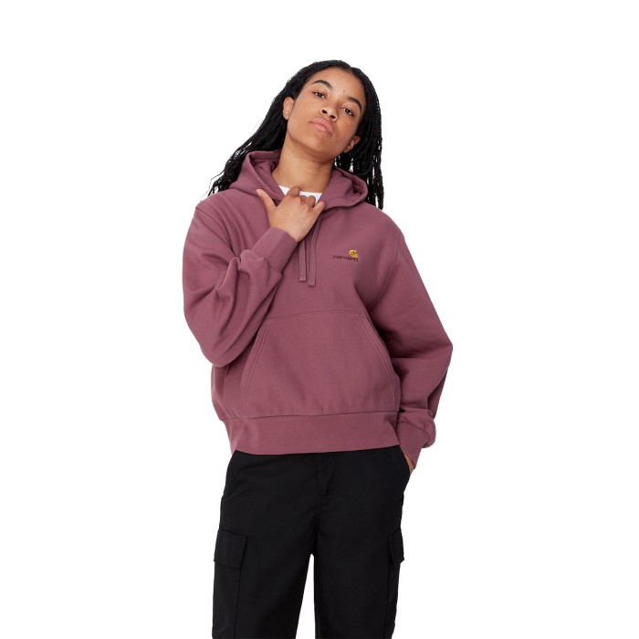 толстовка w' hooded american script sweatshirt CTI03365005DXX фотография