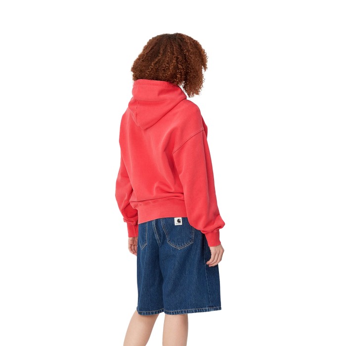 толстовка w' hooded duster sweatshirt от бренда carhartt wip вид слева