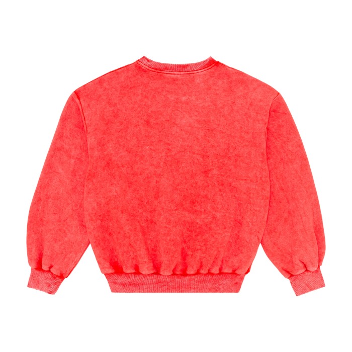 толстовка wash print detail sweatshirt от бренда hole academie вид слева