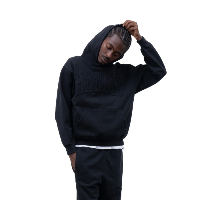 толстовка washed arc hoodie MR397000638WBK фотография