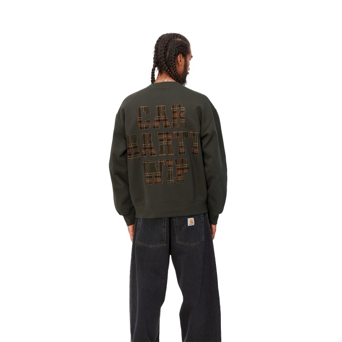 толстовка wiles sweatshirt от бренда carhartt wip вид слева