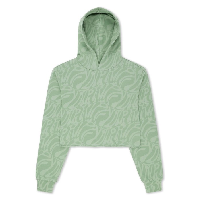 толстовка wilshire cropped hoodie от известного бренда вид слева