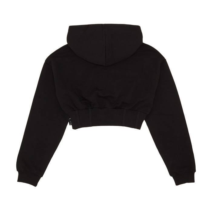 толстовка woven signature corset hoodie от известного бренда вид слева