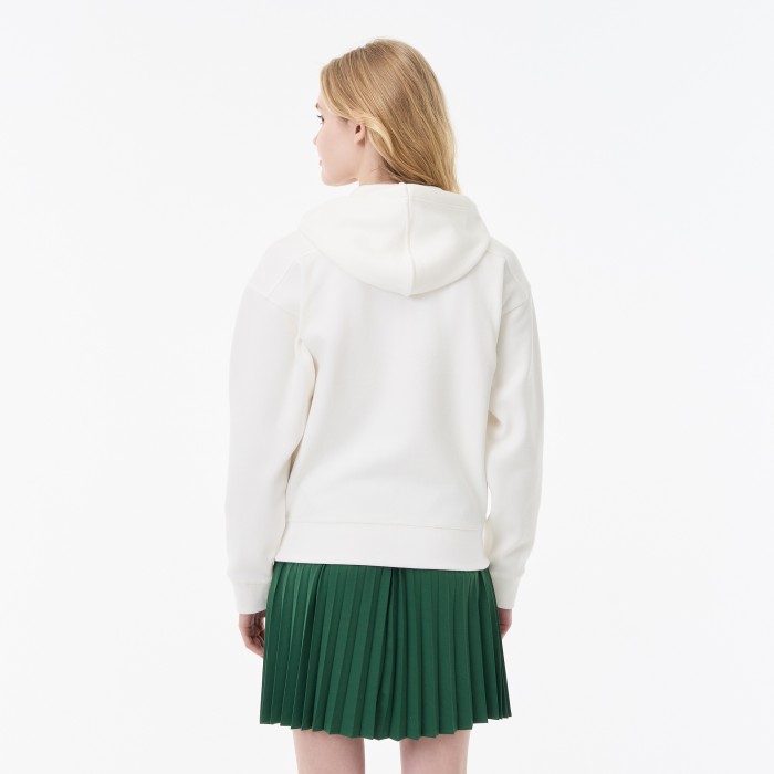 толстовка женская толстовка lacoste с капюшоном на молнии от бренда lacoste вид слева