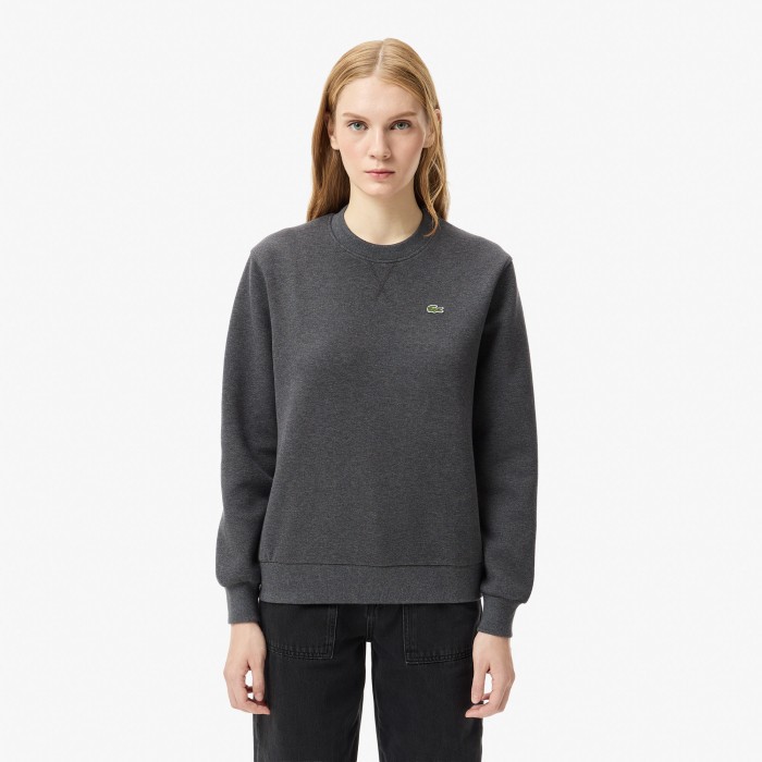толстовка женский свитшот lacoste из смеси органического хлопка SF5245050 фотография