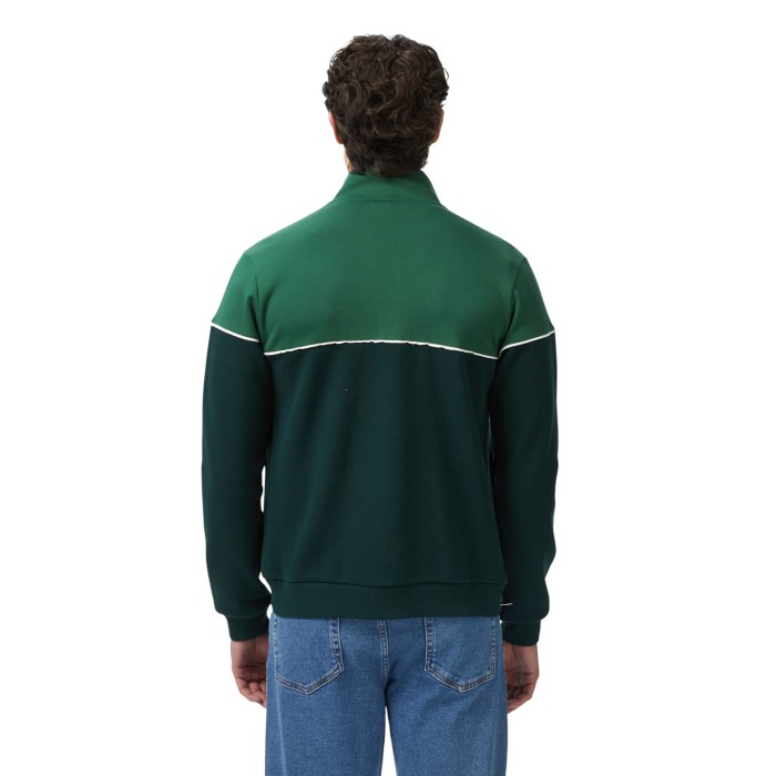 толстовка zipped от бренда lacoste вид слева