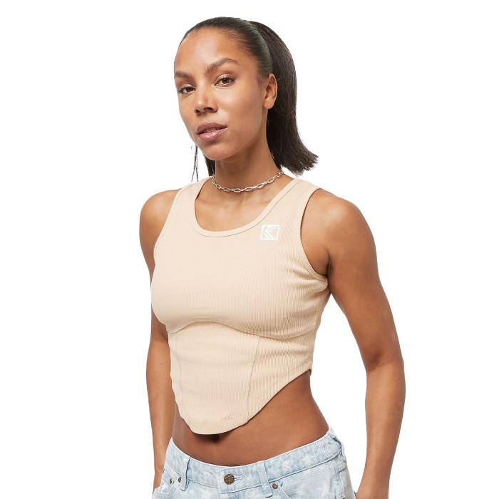 топ og corset rib top KKKW2410012R00 фотография