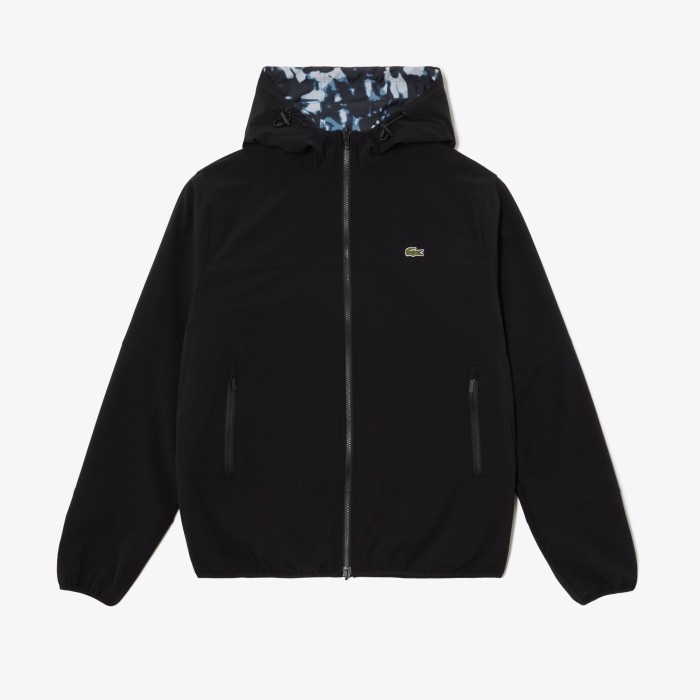 ветровка мужская двусторонняя ветровка lacoste из проверенных материалов спереди