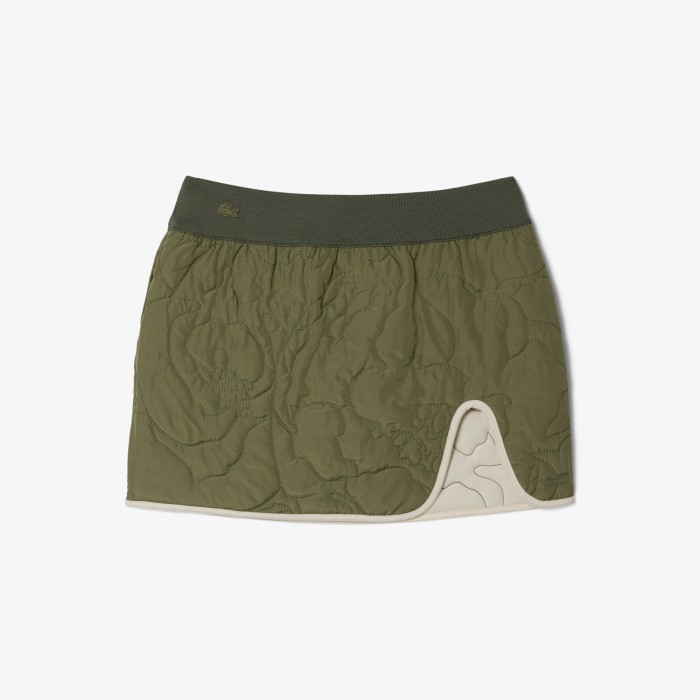 юбка женская двусторонняя хлопковая юбка lacoste из проверенных материалов спереди