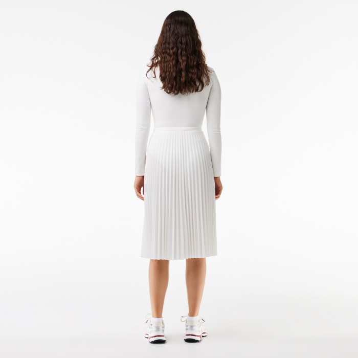 юбка женская плиссированная юбка lacoste от бренда lacoste вид слева