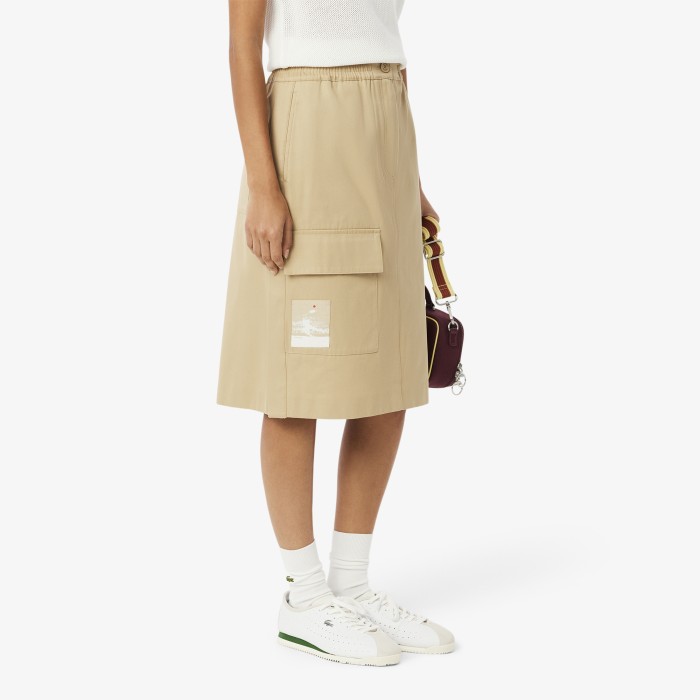 юбка женская юбка lacoste из хлопка по цене 14388 руб вид справа