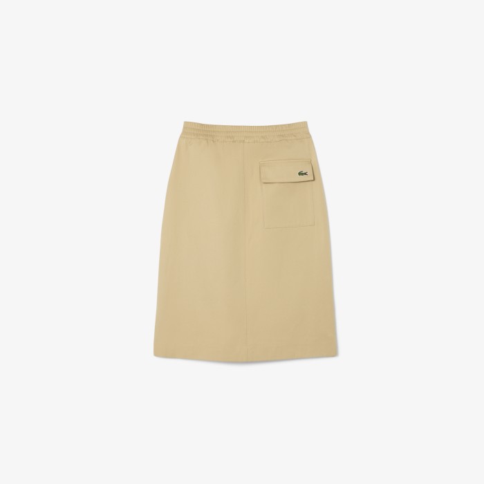 юбка женская юбка lacoste из хлопка универсального стиля с лицевой стороны