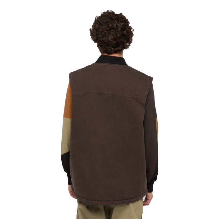 жилетка duck canvas vest от бренда dickies вид слева