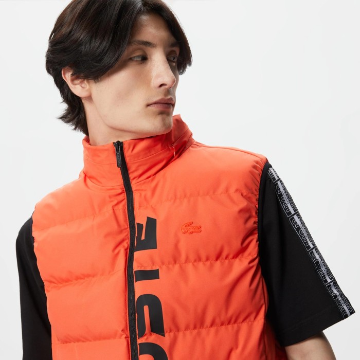 жилетка мужской стеганный жилет lacoste с высоким воротом по цене 18472 руб вид справа