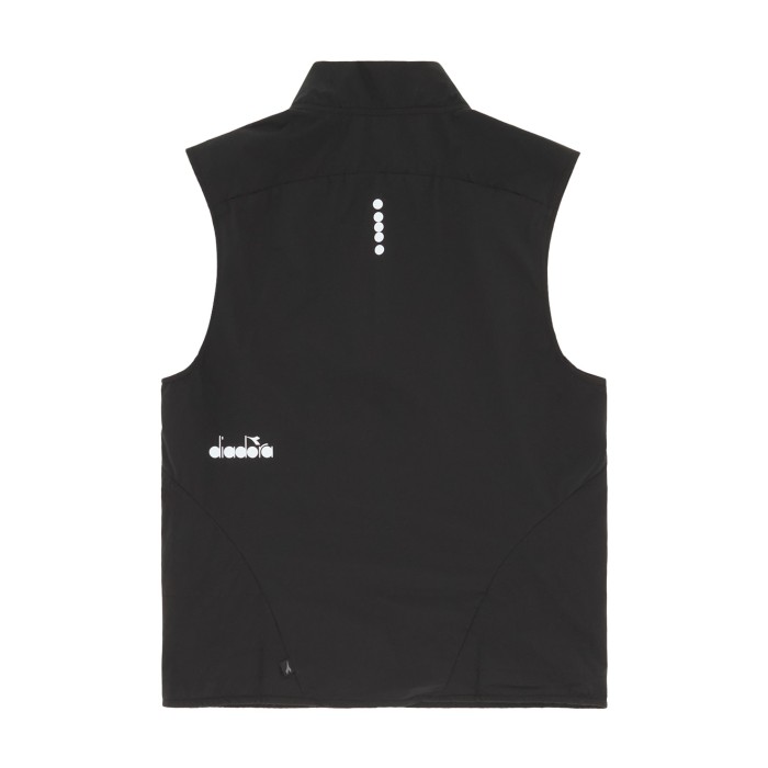 жилетка tech padded vest run crew от бренда diadora вид слева