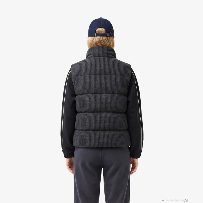 жилетка vest от бренда lacoste вид слева