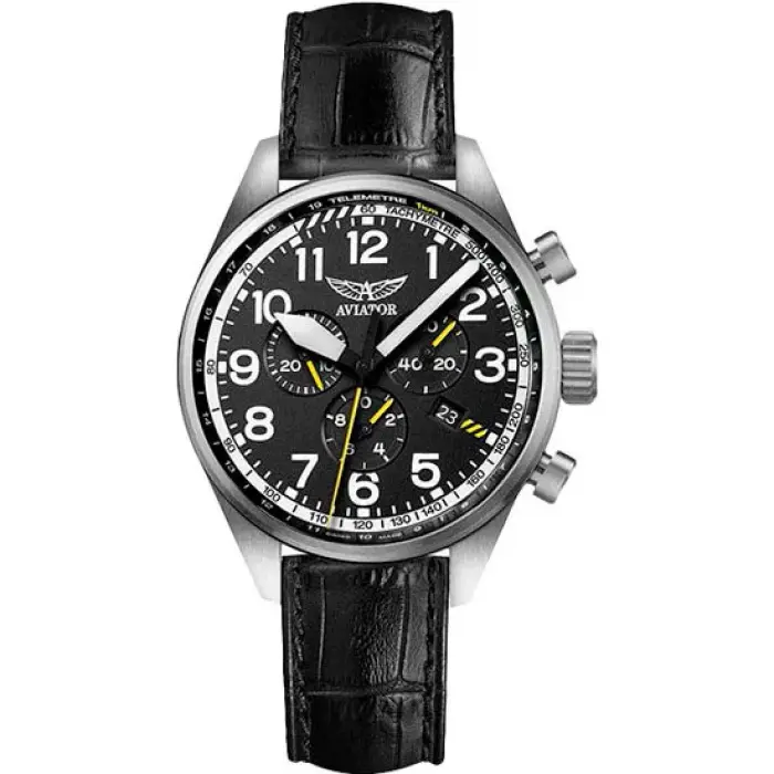швейцарские наручные мужские часы . коллекция airacobra p45 chrono V.2.25.0.169.4 фотография