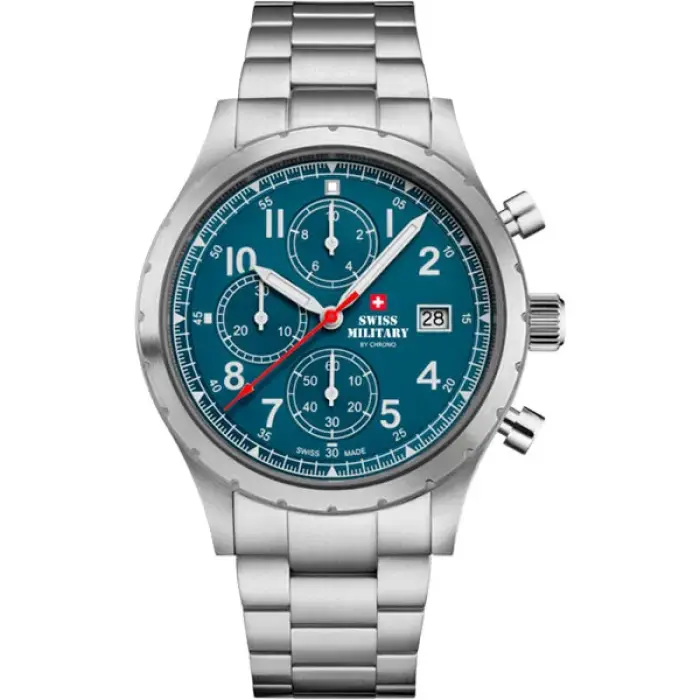 швейцарские наручные мужские часы . коллекция field chronograph SM34117.02 фотография