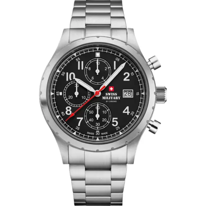 швейцарские наручные мужские часы . коллекция field chronograph SM34117.01 фотография
